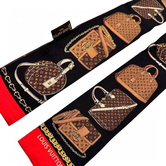 Louis Vuitton Tribute To Silk Bandeau Excellent Condition One Size Authentic - Picture 2 of 12